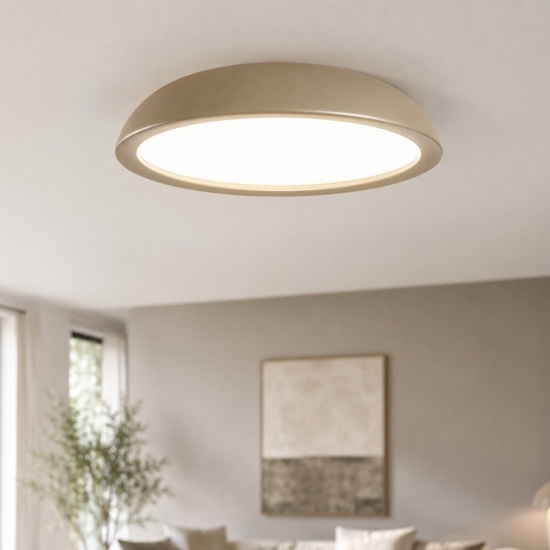 Isyluce zenal plafoniera rotonda led 3000k 4000k dimmerabile
