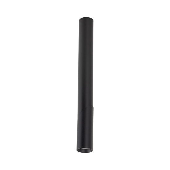 Faretto nero lungo cilindro orientabile da soffitto gu10