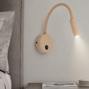 Applique sabbia braccio orientabile per comodino camera da letto