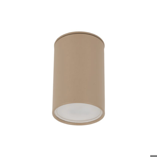Faretto cilindro da soffitto colore sabbia