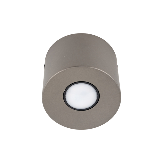 Faretto da soffitto cilindro corto bronzo