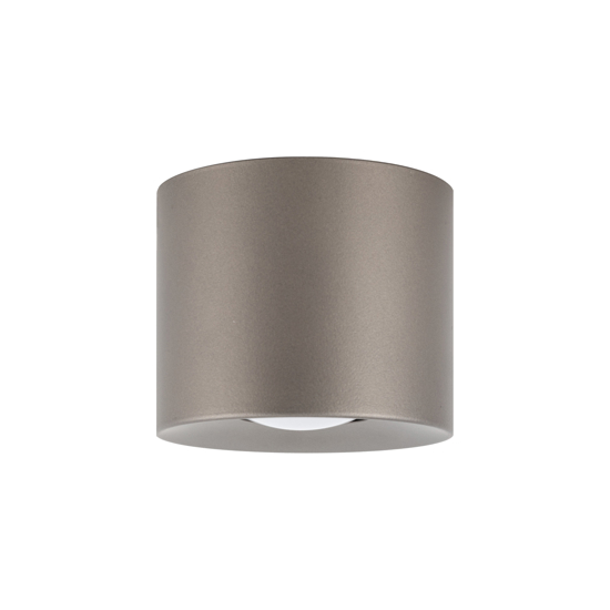 Faretto da soffitto cilindro corto bronzo