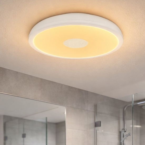 Plafoniera da bagno bluetooth ip44 rgb con telecomando