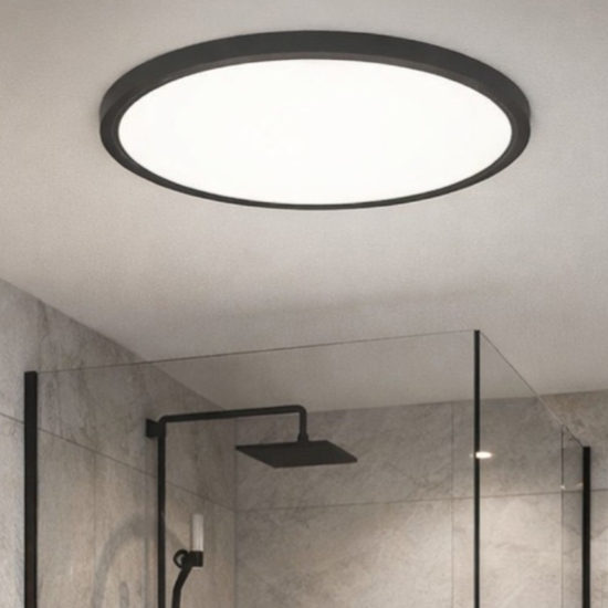 Rovito z eglo plafoniera tonda da bagno moderno led rgb 2700k a 6500k ip44