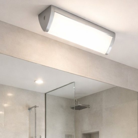 Gita eglo plafoniera da bagno bianco led 4000k ip44