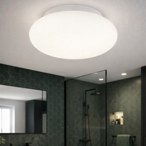 Bubble pl1 plafoniera bagno design rotonda ideal lux