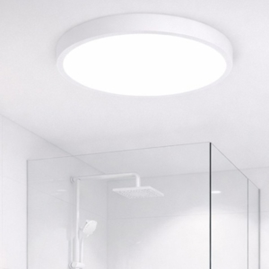 Ideal lux ray pl d60 plafoniera da bagno led 3000k 4000k bianca ip44
