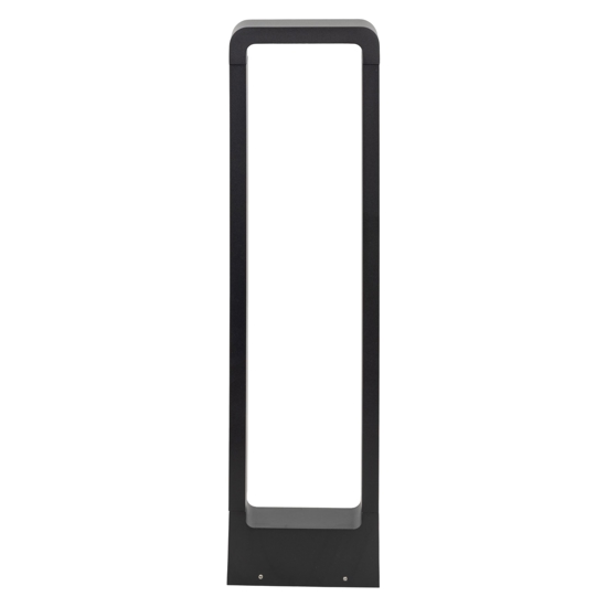 Lampioncino nero design moderno led 10w 3000k per esterno giardino ip54