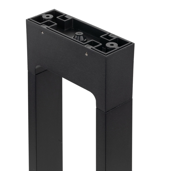 Lampioncino nero design moderno led 10w 3000k per esterno giardino ip54