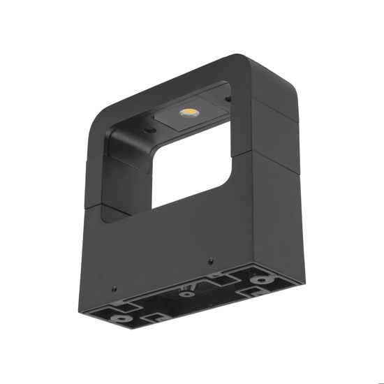 Applique da esterno design moderno grigio antracite led 10w 3000k ip54