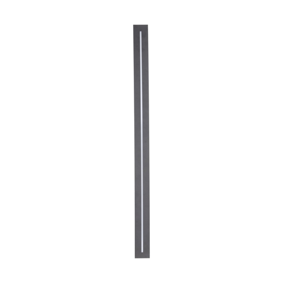 Applique da esterno verticale di design moderna grigio ip65 led 12w 3000k