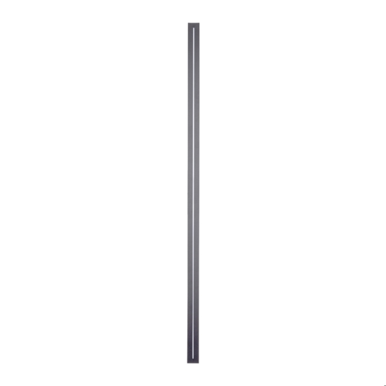 Applique per esterno design moderno grigio lungo 121 cm ip65 led 30w 3000k