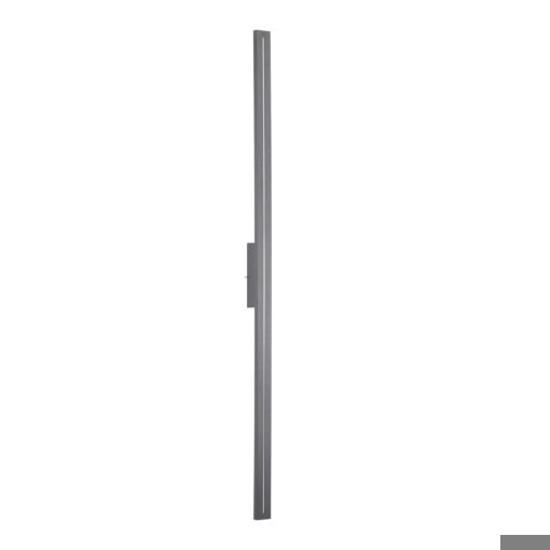 Applique per esterno design moderno grigio lungo 121 cm ip65 led 30w 3000k