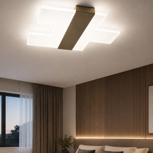 Top light flight plafoniera per camera da letto oro led 40w 3000k 4000k