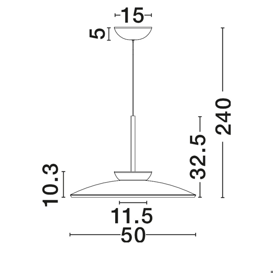 Lampadario per cucina disco di vetro fume design moderno led 21w 3000k dimmerabile