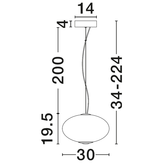 Lampada a sospensione sfera di vetro sfumato marrone scuro led 12w 3000k dimmerabile