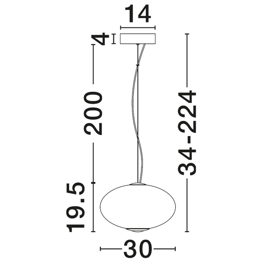 Lampadario sfera a sospensione di vetro verde sfumato led 12 w 3000k dimmerabile