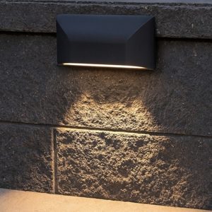 Segnapasso led 3000k 6w da esterno grigio antracite fp
