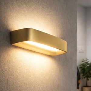 Sforzin applique aki oro da parete biemissione led 3000k