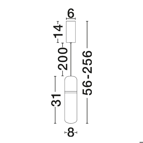 Lampada a sospensione design moderna capsula in vetro ambra led 3000k dimmerabile