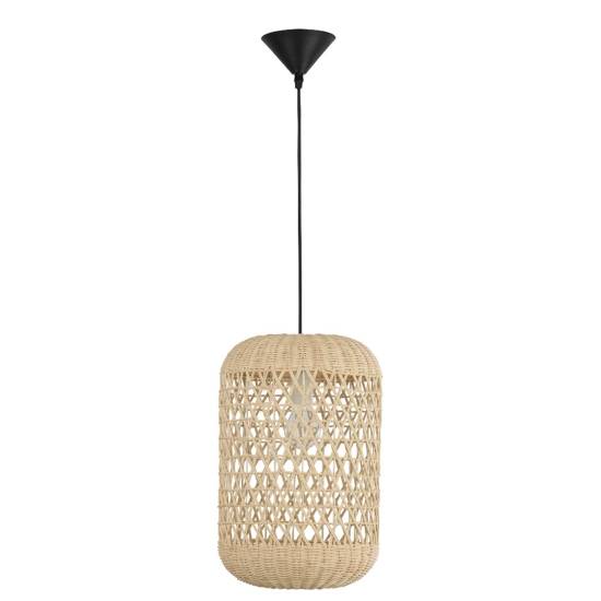 Lampada a sospensione in rattan naturale 24 cm