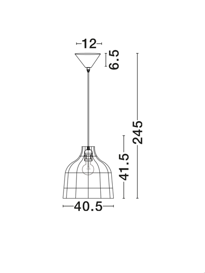 Lampadario cupola di rattan a sospensione marrone per sala da pranzo