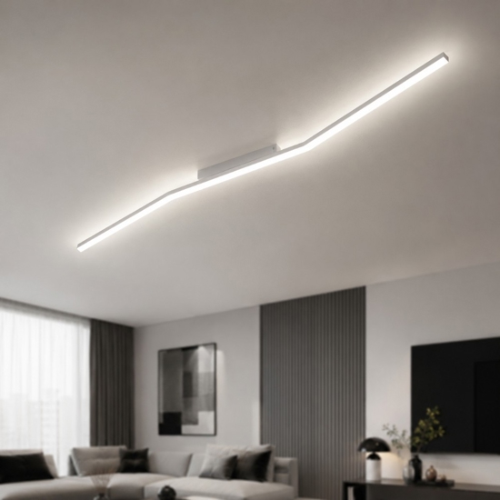 Plafoniera led 30w 3000k 4000k bianco vivida bow moderna