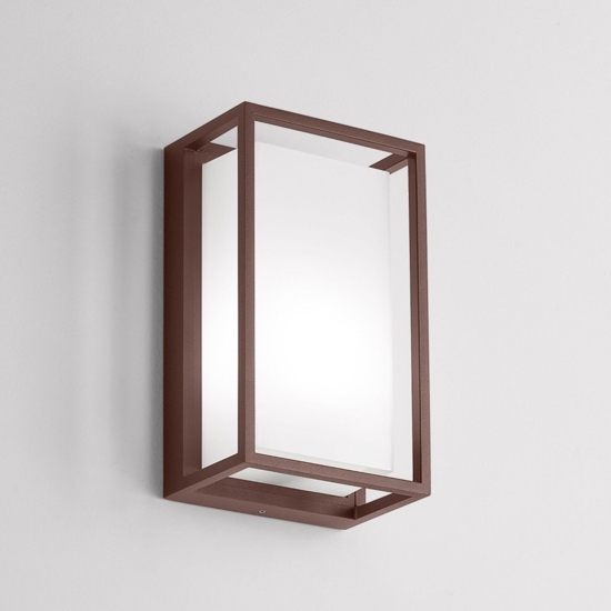 Isyluce applique corten per esterno rettangolare ip65