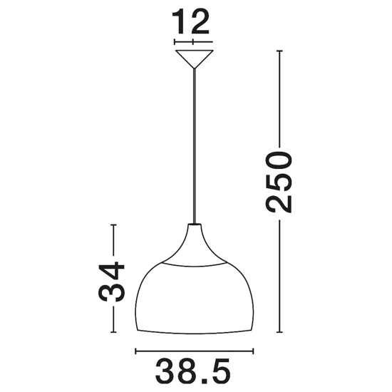 Lampadario cupola di rattan naturale per cucina