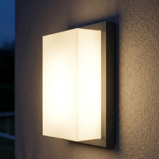 Applique da esterno antracite moderna isyluce ip65