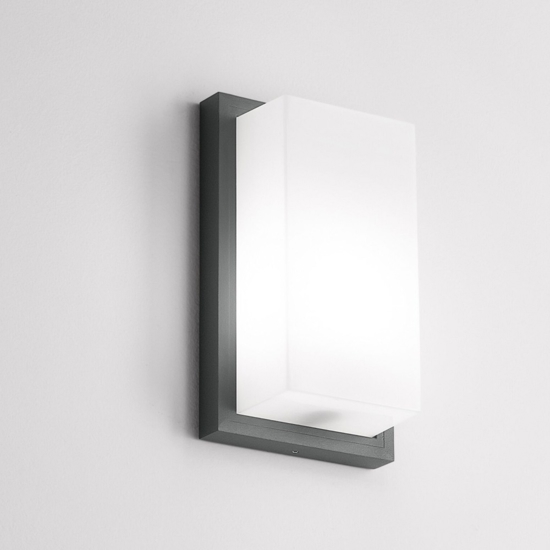 Applique da esterno antracite moderna isyluce ip65