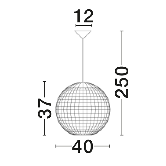 Lampadario a sospensione sfera di rattan e giacinto essiccato per camera da letto