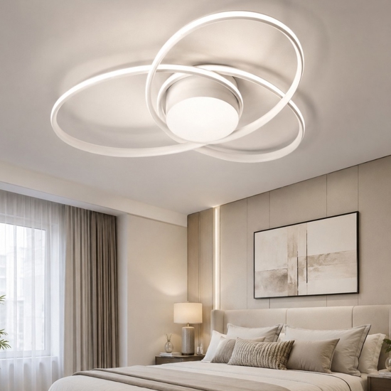 Vivida clover plafoniera design moderna led 33w 3000k