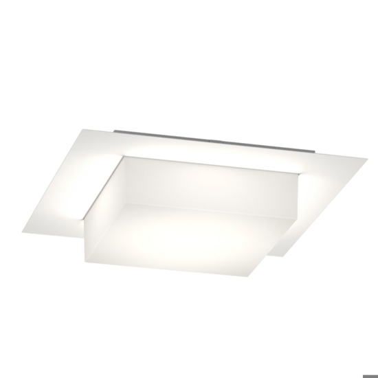 Plafoniera da esterno miami quadrata bianca ip54