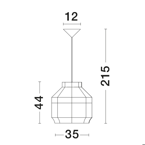 Lampadario di rattan naturale per camera da letto