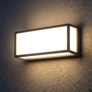 Top light applique da esterno osaka antracite rettangolare moderna