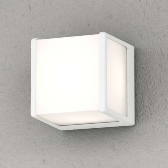Top light applique da esterno moderna dubai bianca ip54