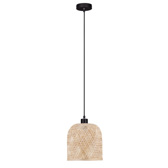 Lampada a sospensione di rattan bamboo naturale 23 cm