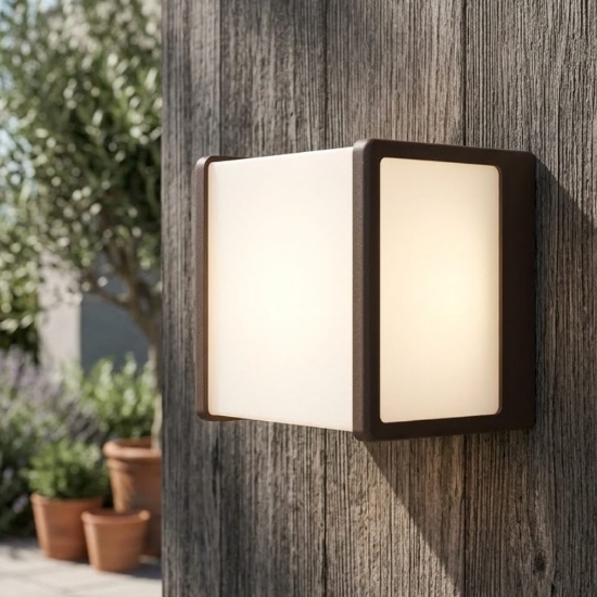 Applique corten per esterno balcone moderna top light dubai