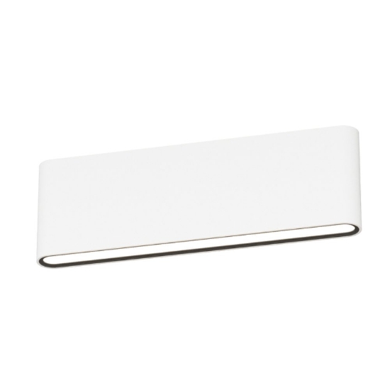 Top light applique da esterno lima bianca led biemissione 20w cct 3000k 4000k