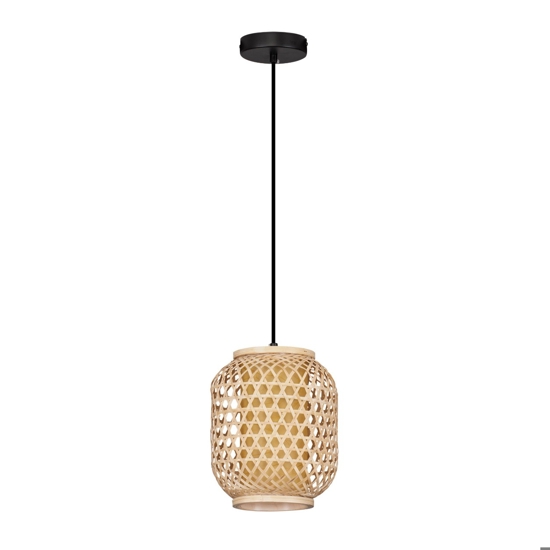 Lampada a sospensione in rattan 20 cm