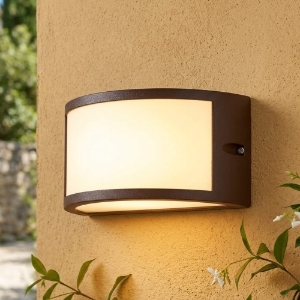 Top light applique cairo corten per esterno moderna ip54