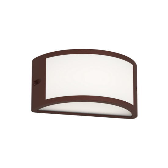 Top light applique cairo corten per esterno moderna ip54