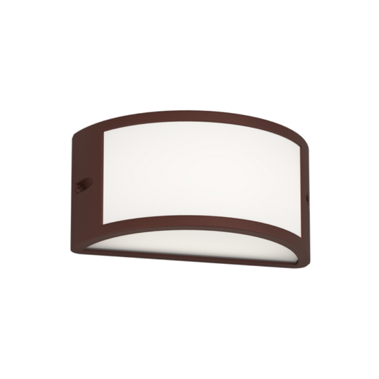 Top light applique cairo corten per esterno moderna ip54