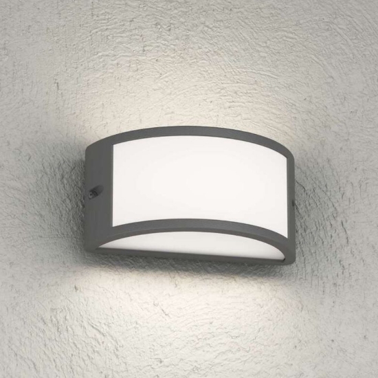 Top light applique da esterno cairo antracite moderna
