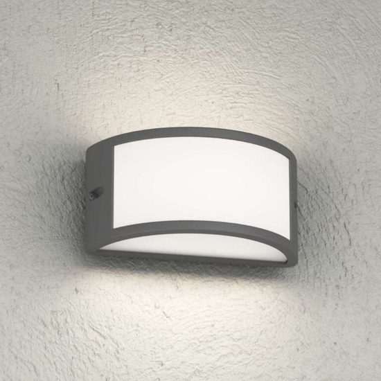 Top light applique da esterno cairo antracite moderna