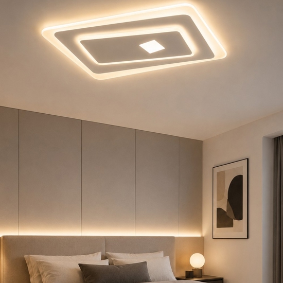 Vivida brighton plafoniera per camera da letto led 3000k 4000k