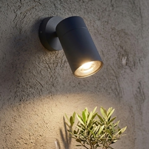 Top light oslo faretto da esterno antracite luce orientabile ip65