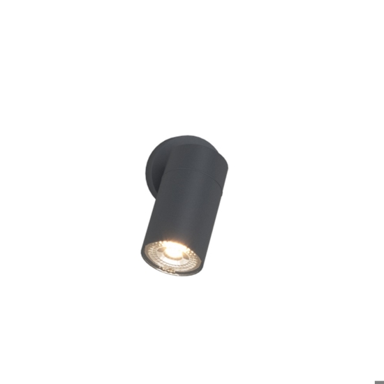 Top light oslo faretto da esterno antracite luce orientabile ip65