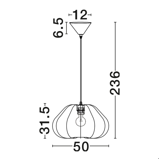 Lampadario a sospensione design moderno di viscosa bianca